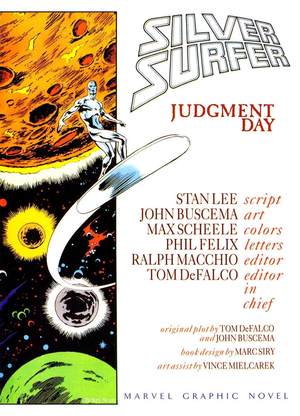 Read online Marvel Graphic Novel comic -  Issue #38 - Silver Surfer - Judgment Day - 2