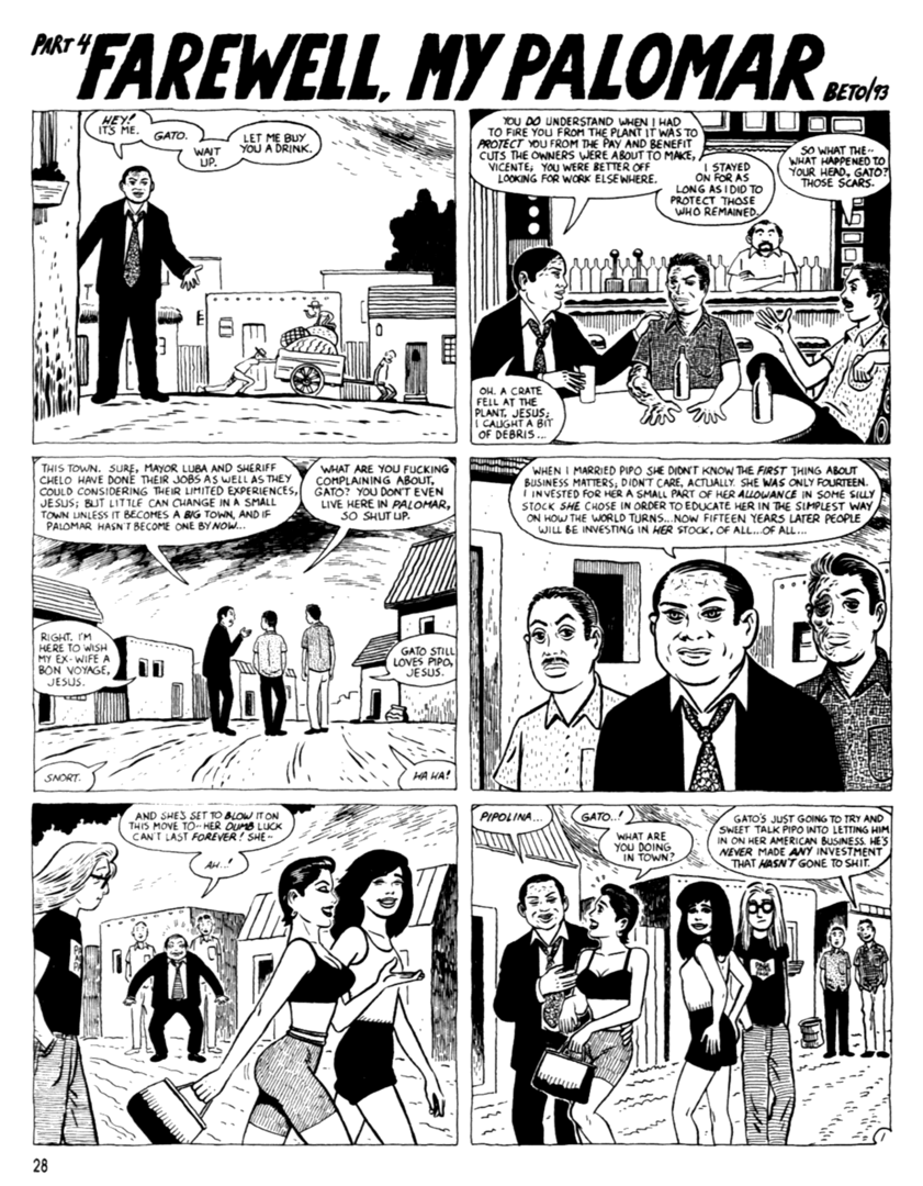 Read online Love and Rockets (1982) comic -  Issue #42 - 30