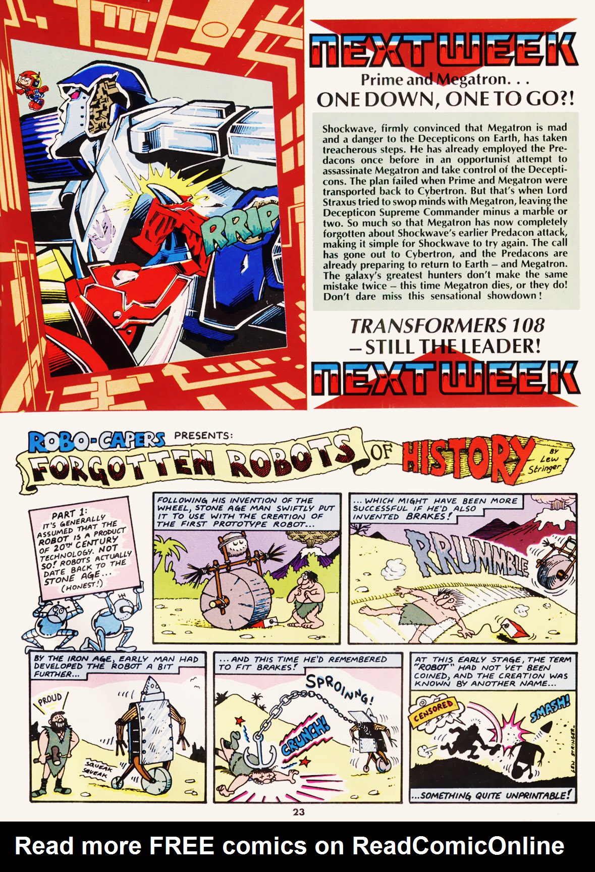 Read online The Transformers (UK) comic -  Issue #107 - 15