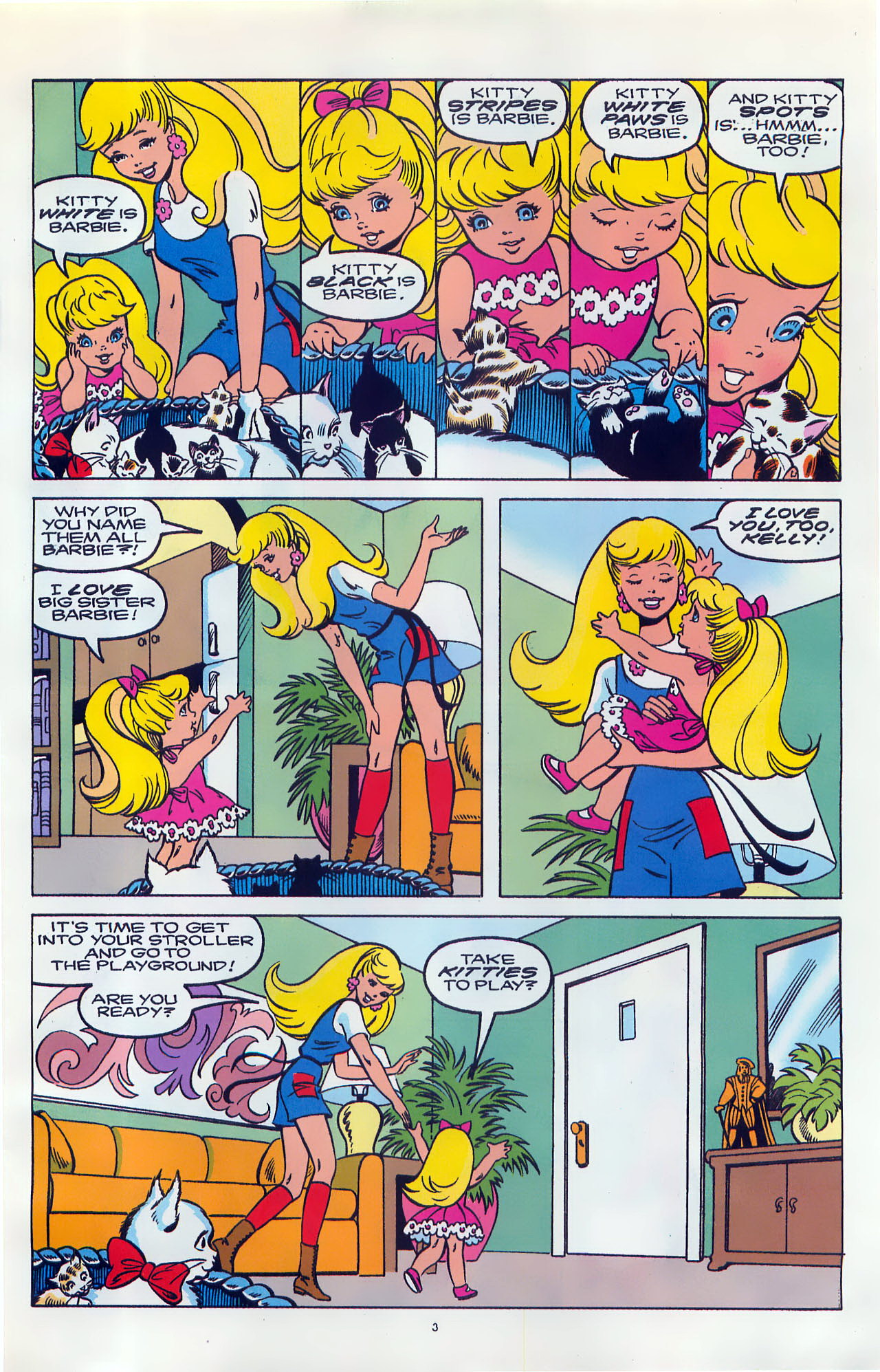 Read online Barbie and Baby Sister Kelly comic -  Issue # Full - 5