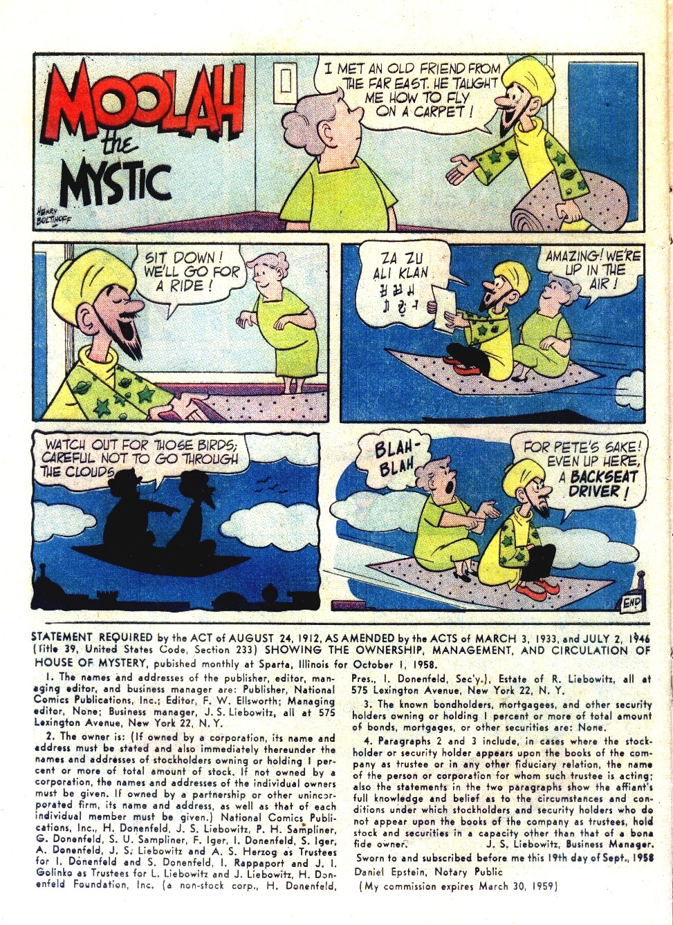 Read online House of Mystery (1951) comic -  Issue #83 - 12