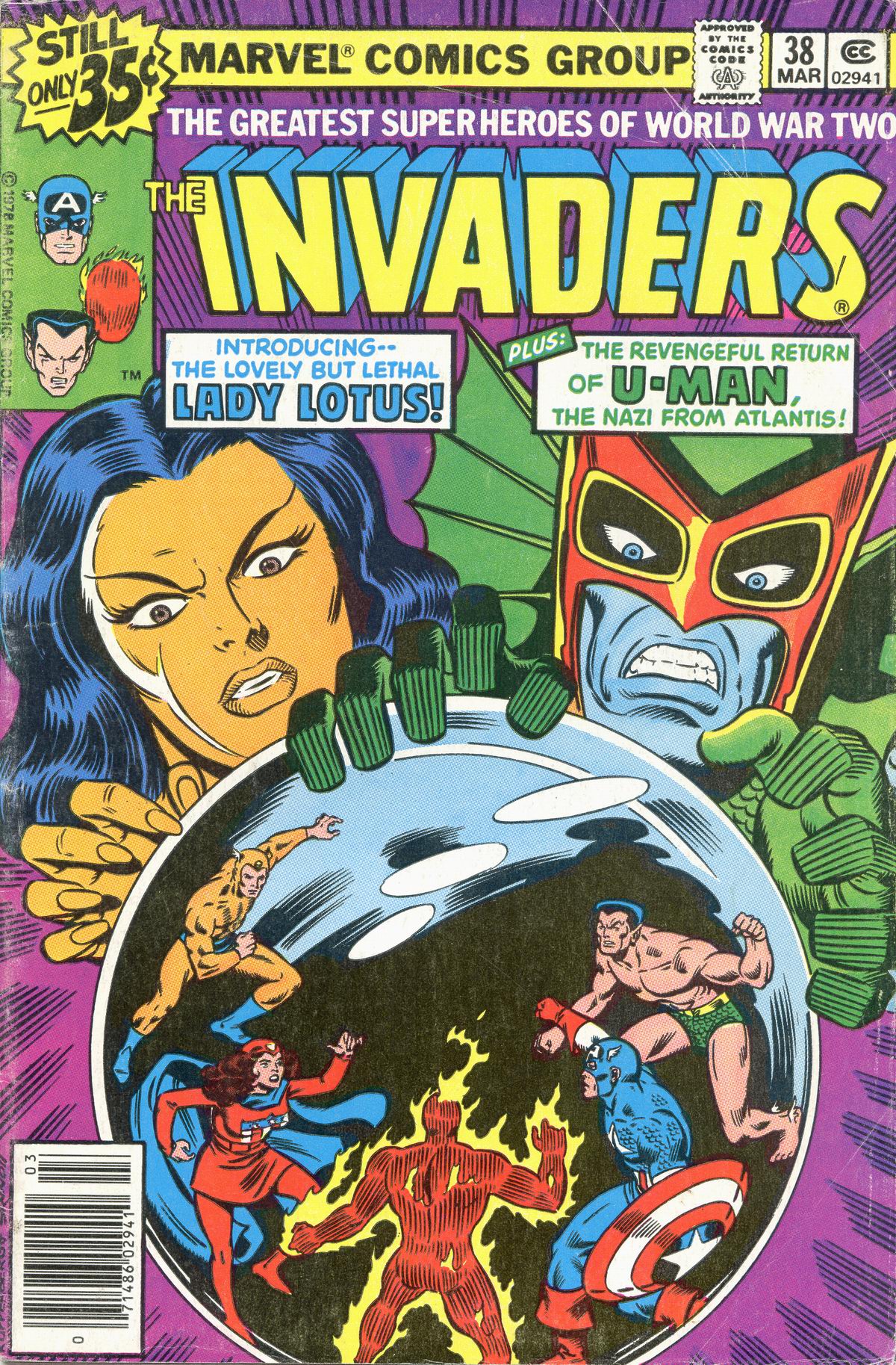 Read online The Invaders (1975) comic -  Issue #38 - 1