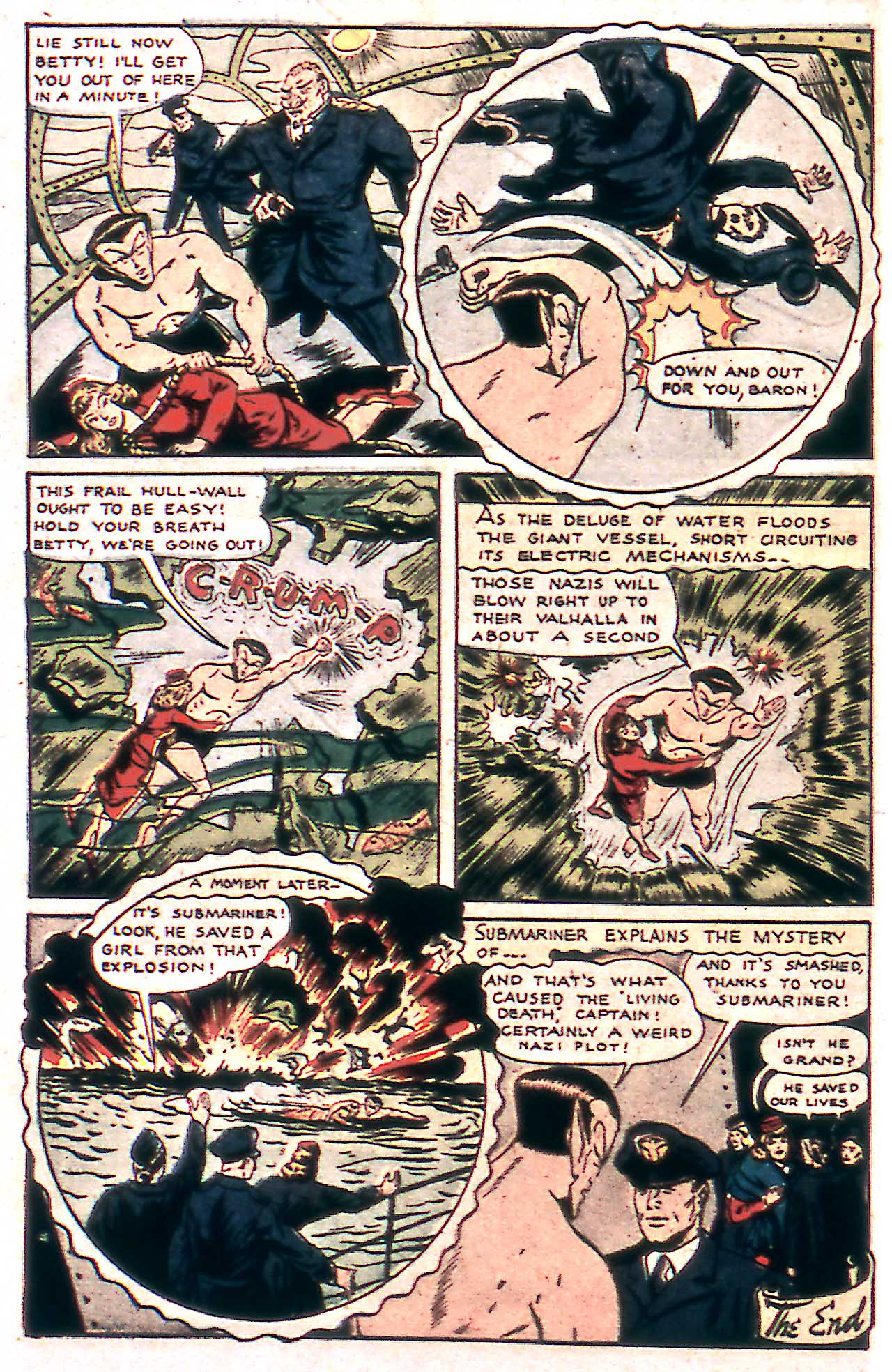 Read online Sub-Mariner Comics comic -  Issue #14 - 14