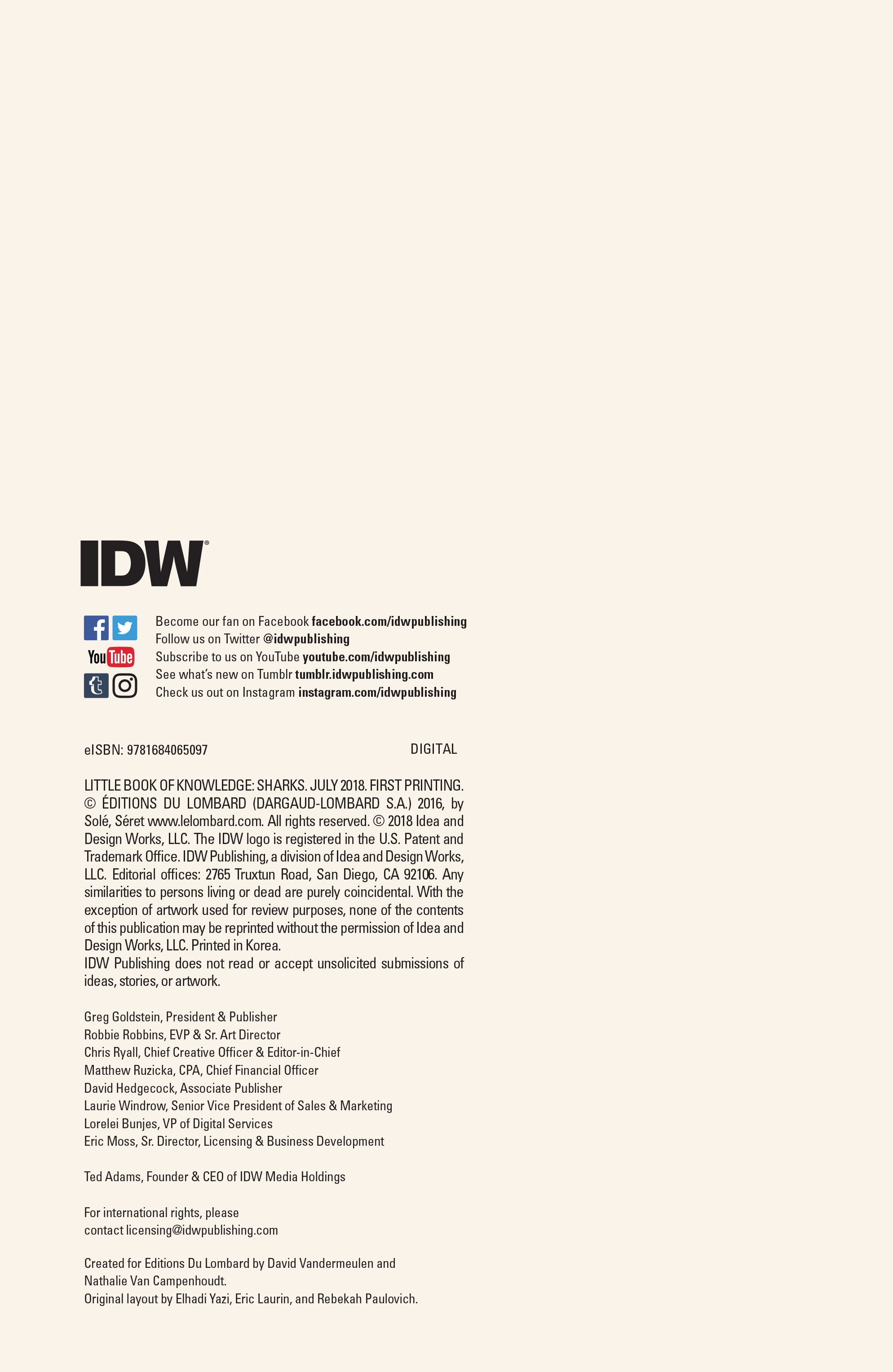 Read online Little Book of Knowledge: Sharks comic -  Issue # TPB - 4