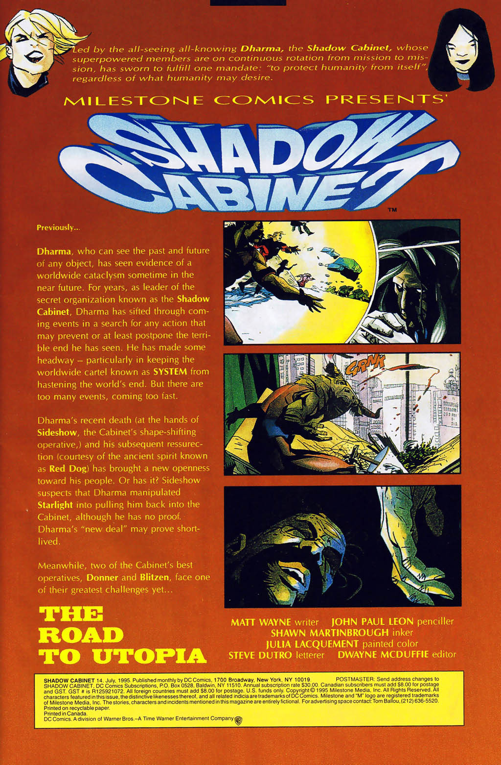 Read online Shadow Cabinet comic -  Issue #14 - 2