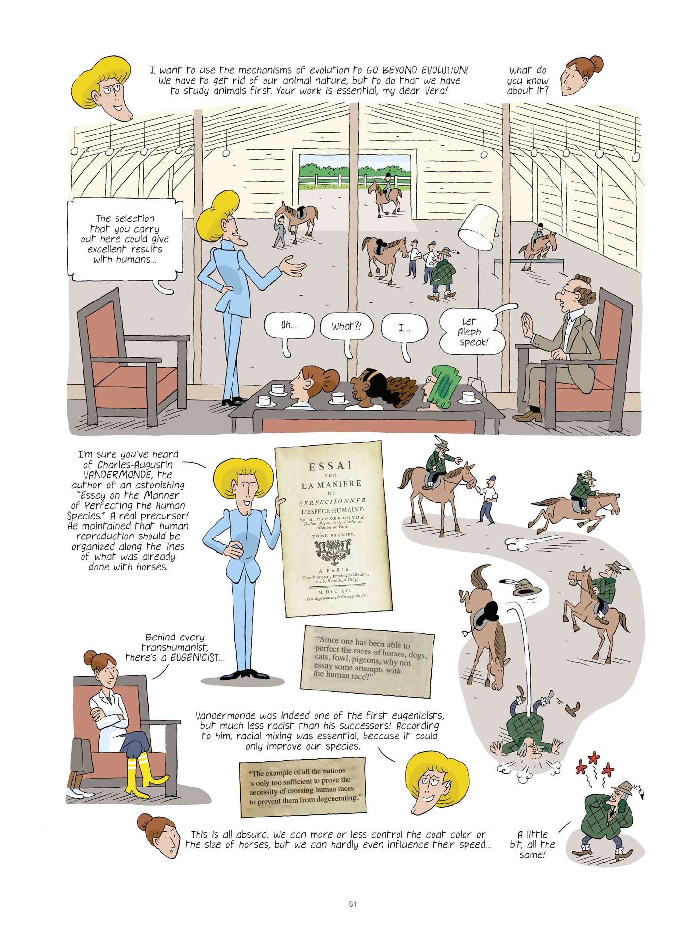 Read online Evolution, Darwin, God, and the Horse-People comic -  Issue # TPB - 50
