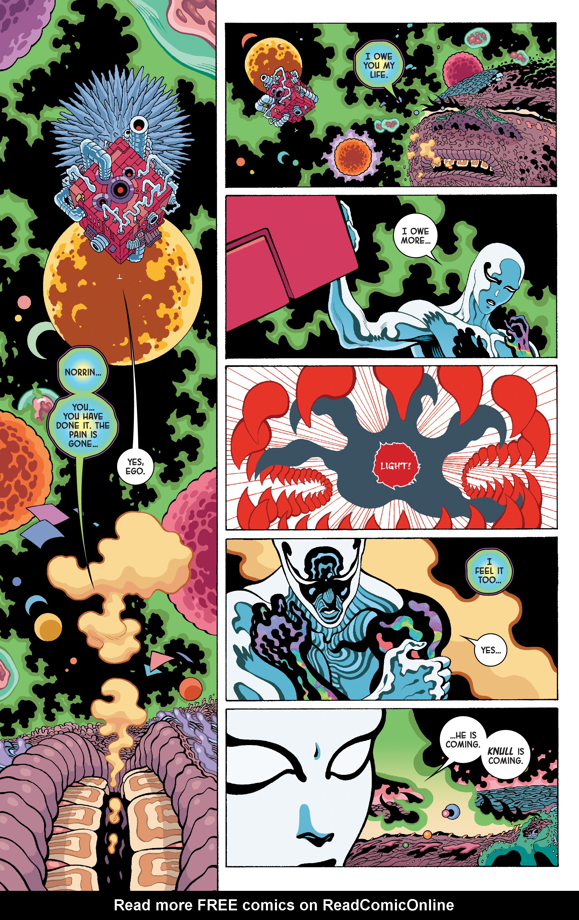 Read online Silver Surfer: Black comic -  Issue #4 - 4