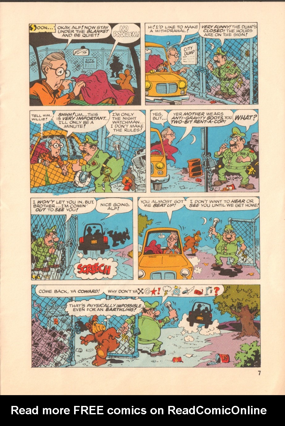 Read online Alf (1988) comic -  Issue #1 - 7