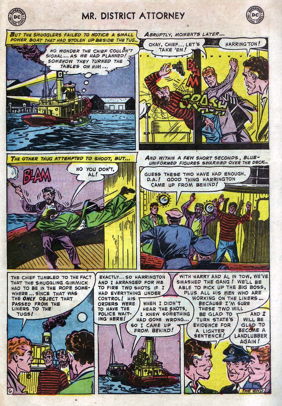 Read online Mr. District Attorney comic -  Issue #33 - 33