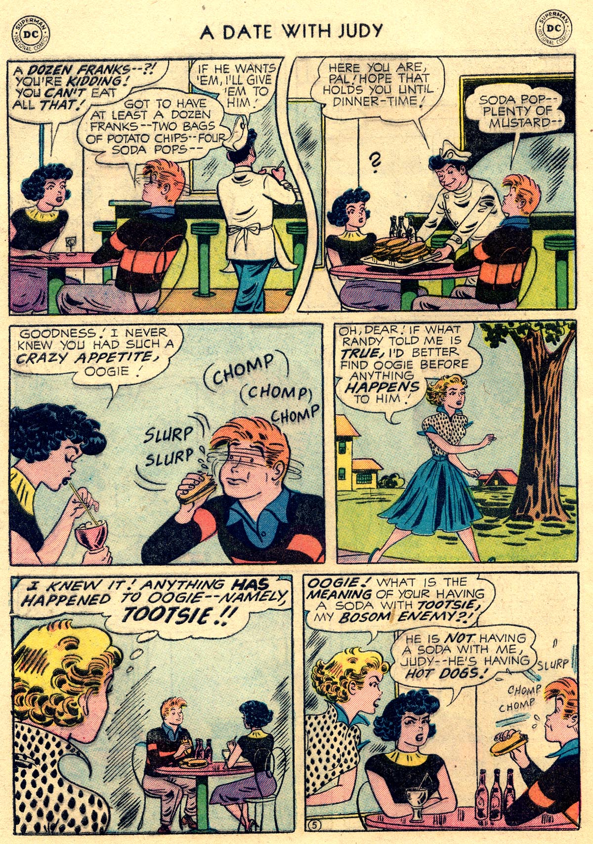Read online A Date with Judy comic -  Issue #53 - 32