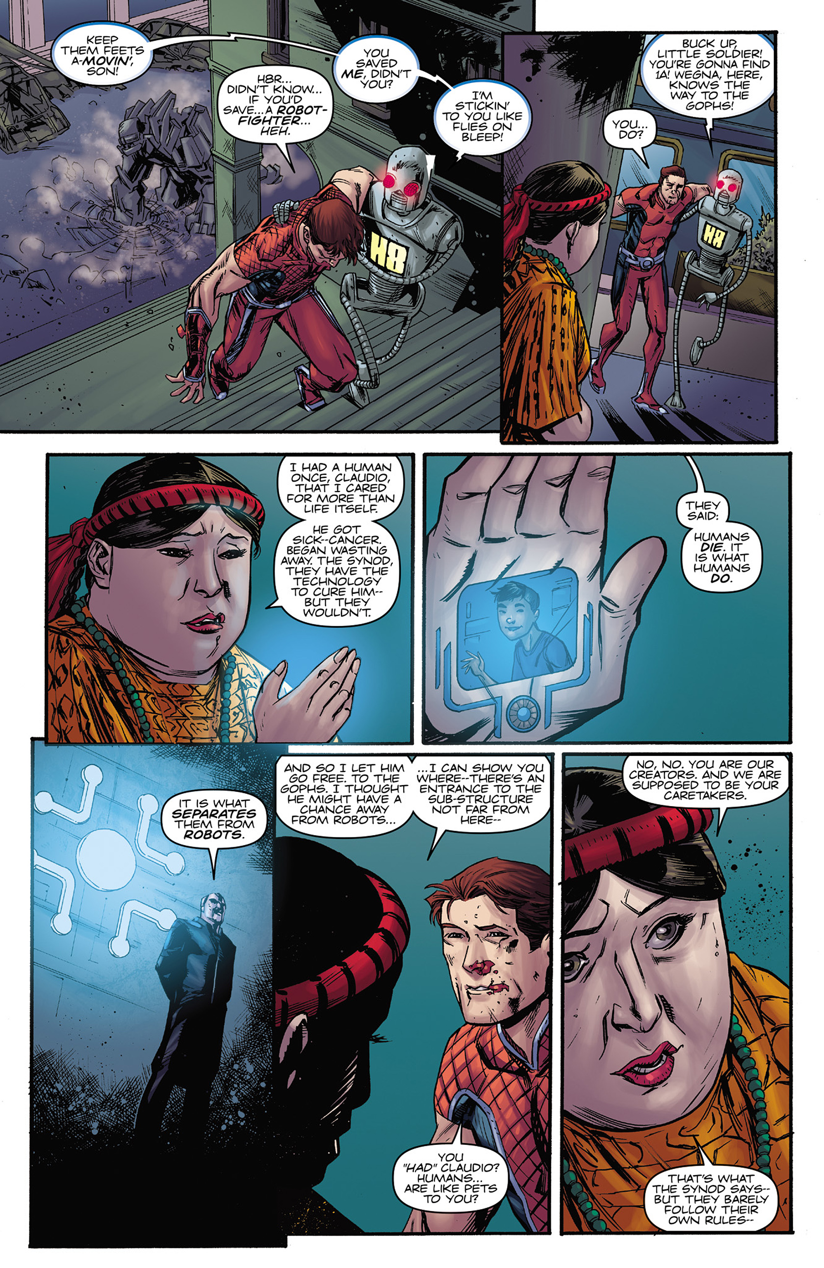 Read online Magnus Robot Fighter (2014) comic -  Issue #4 - 12