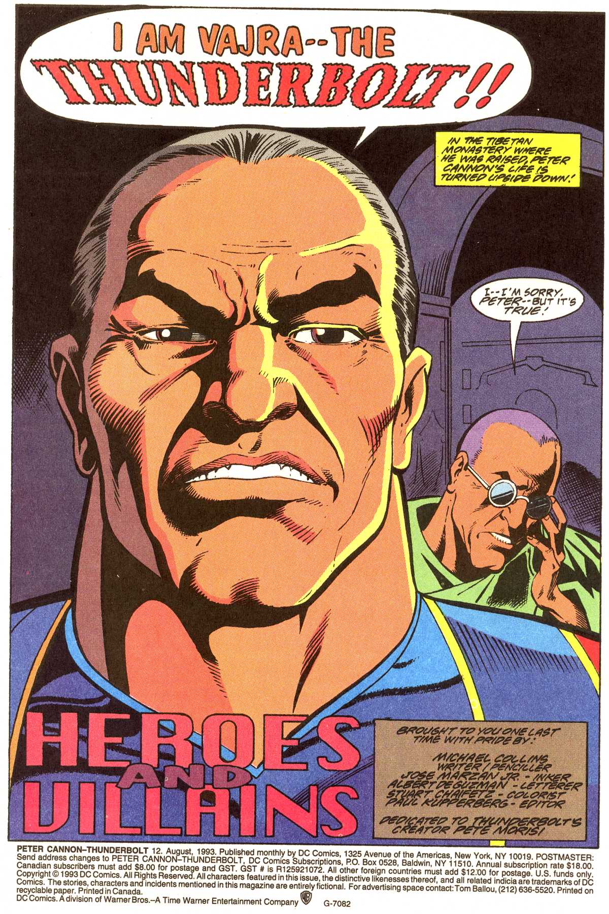 Read online Peter Cannon--Thunderbolt (1992) comic -  Issue #12 - 2