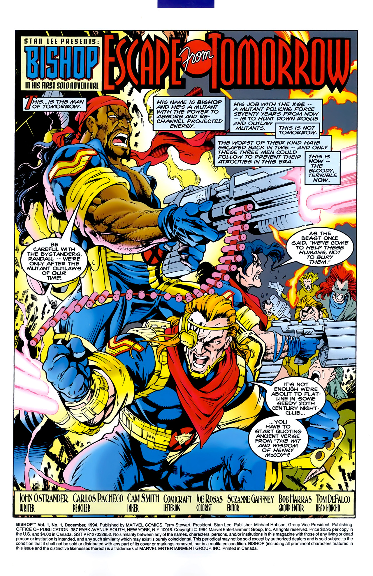 Read online Bishop comic -  Issue #1 - 2