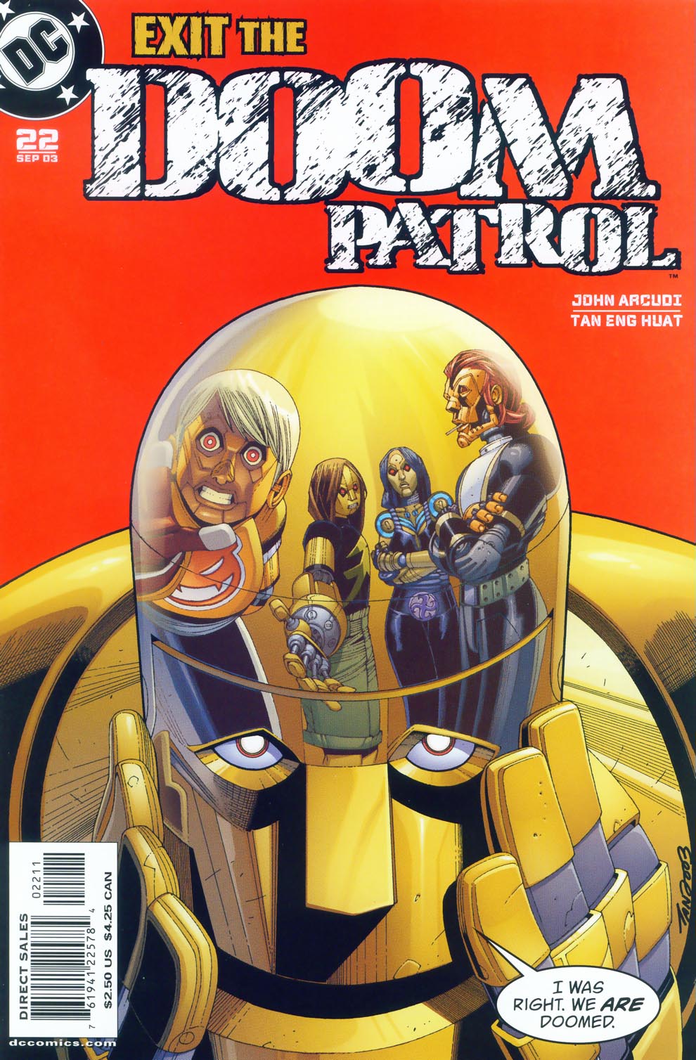 Read online Doom Patrol (2001) comic -  Issue #22 - 1