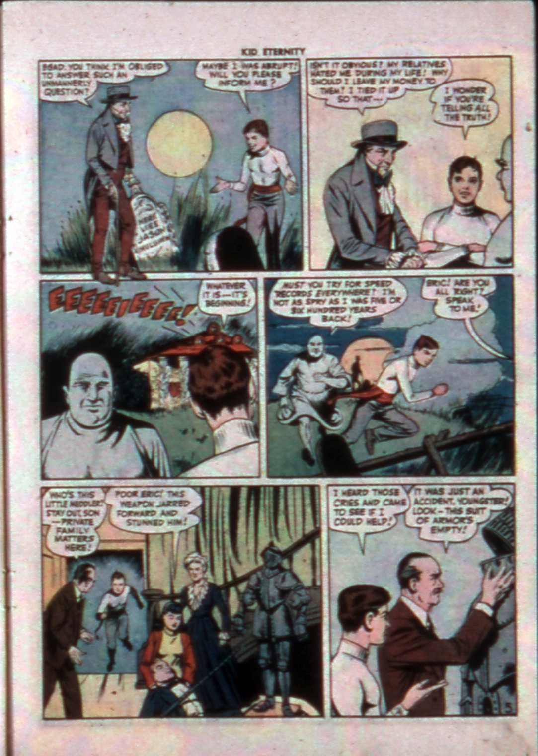 Read online Kid Eternity (1946) comic -  Issue #3 - 19