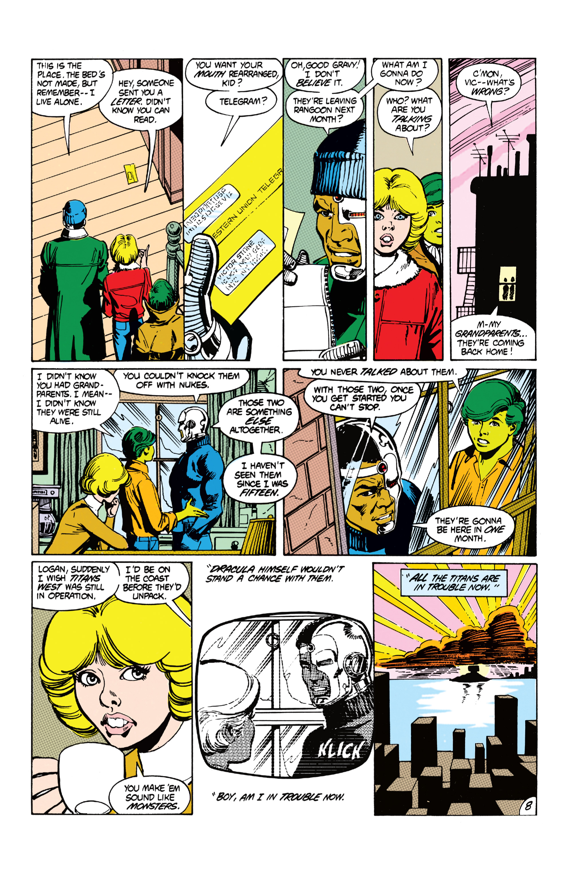 Read online Tales of the Teen Titans comic -  Issue #42 - 9