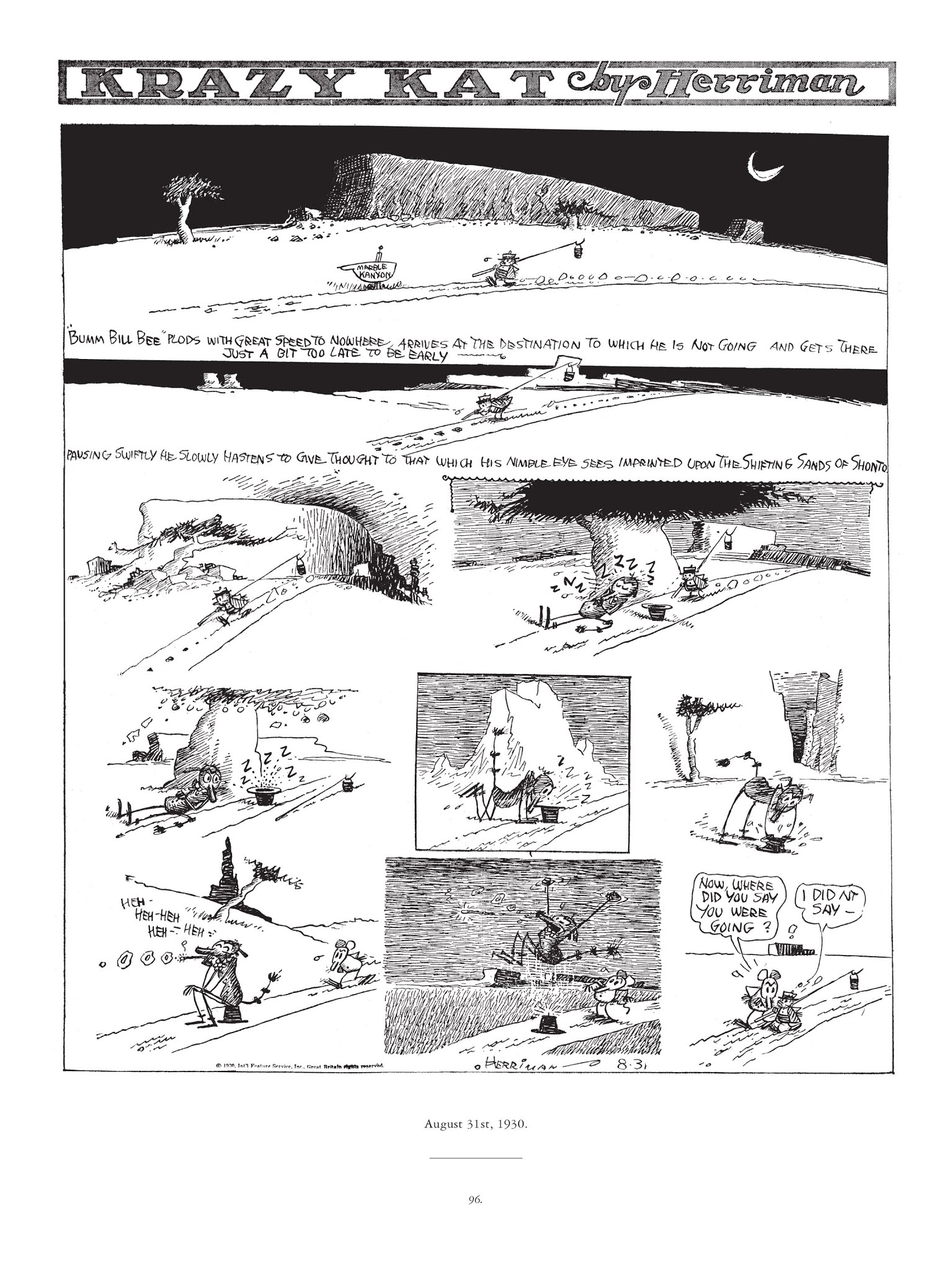 Read online Krazy & Ignatz comic -  Issue # TPB 6 - 94