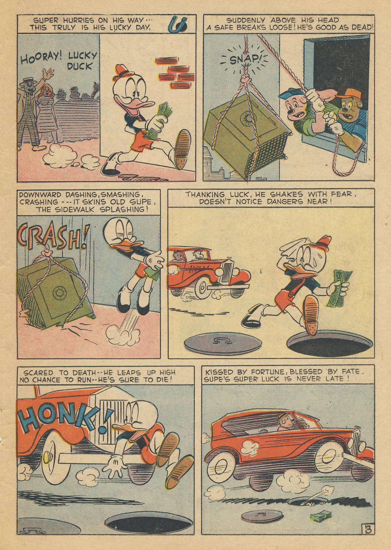 Read online Super Duck Comics comic -  Issue #28 - 35