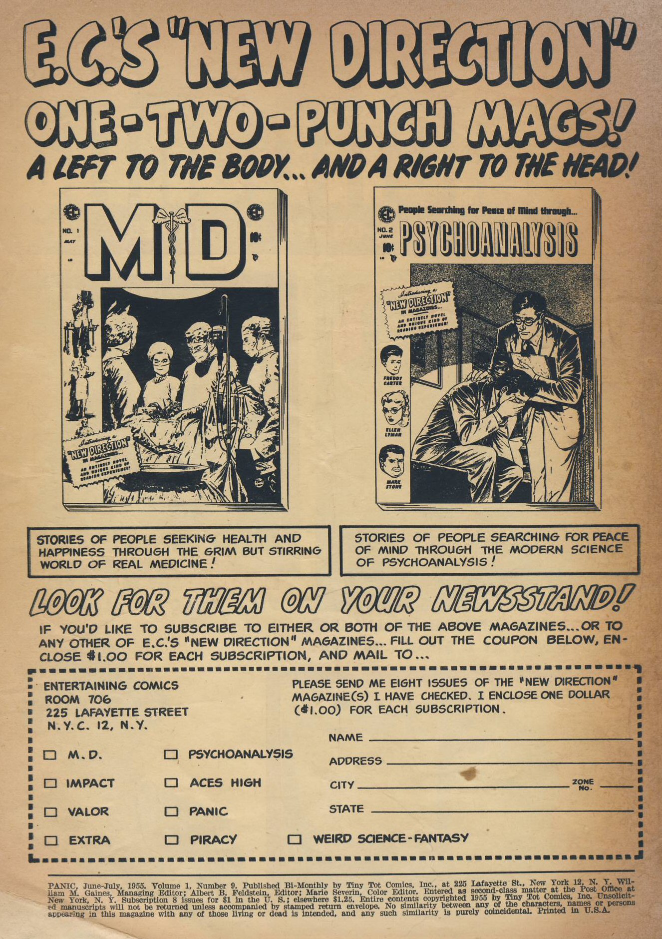 Read online Panic comic -  Issue #9 - 2