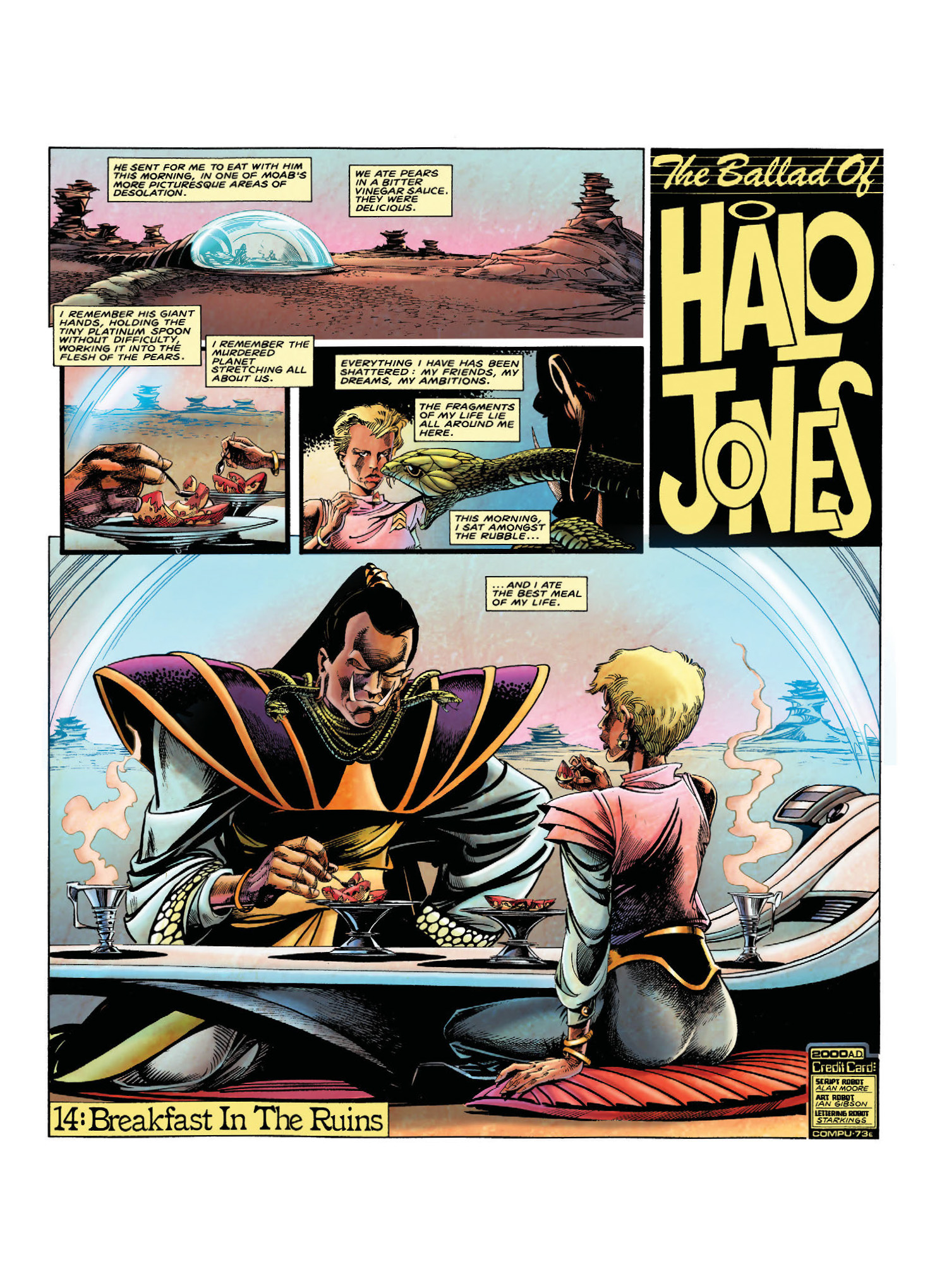 Read online The Ballad of Halo Jones (2018) comic -  Issue # TPB 3 - 75