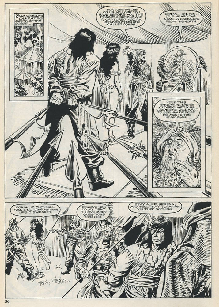 Read online The Savage Sword Of Conan comic -  Issue #131 - 36