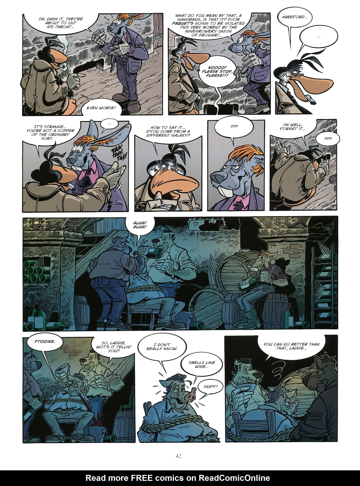 Read online Une enquête de l'inspecteur Canardo comic -  Issue #13 - 43