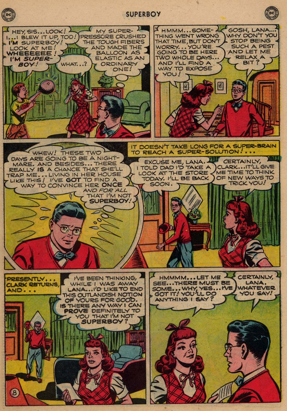 Read online Superboy (1949) comic -  Issue #13 - 21