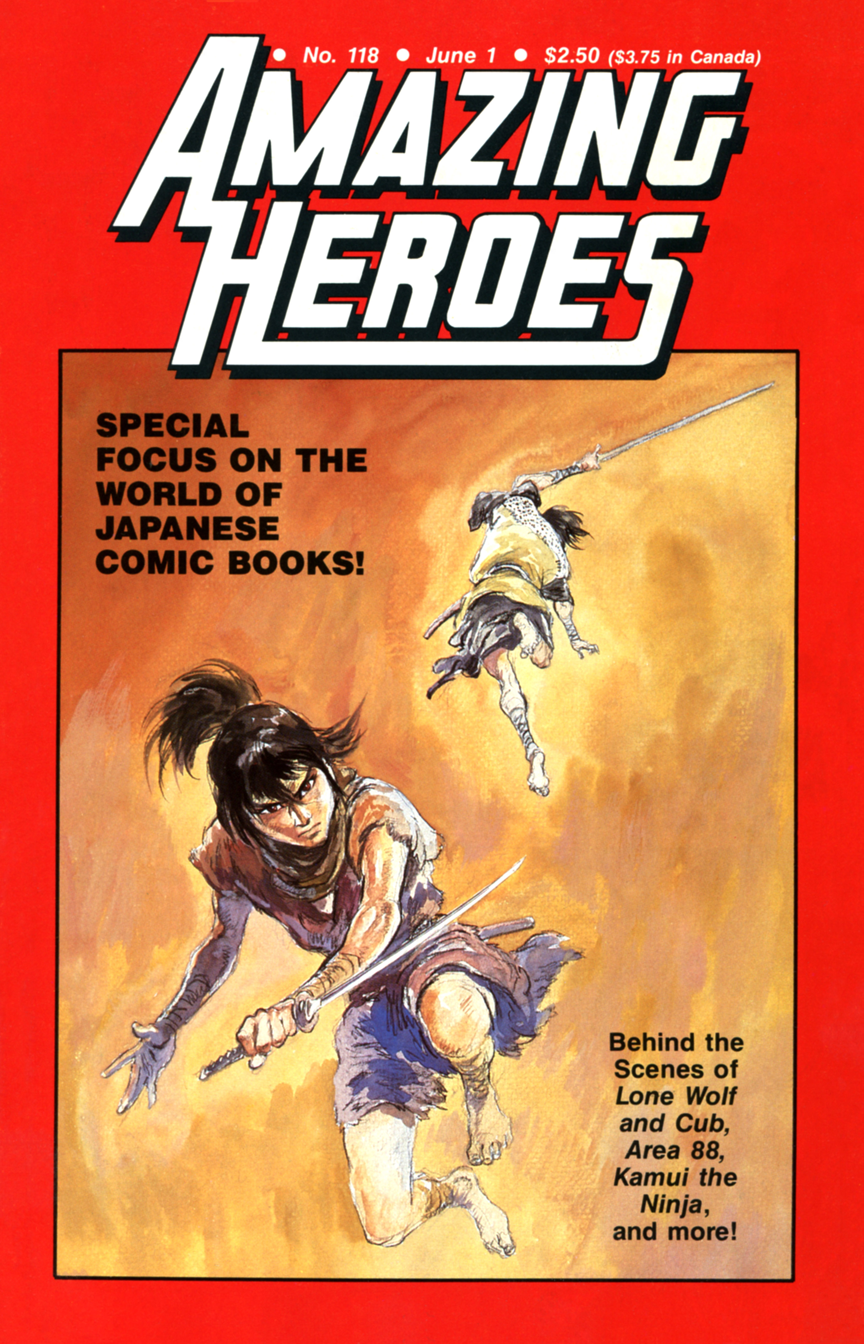 Read online Amazing Heroes comic -  Issue #118 - 1