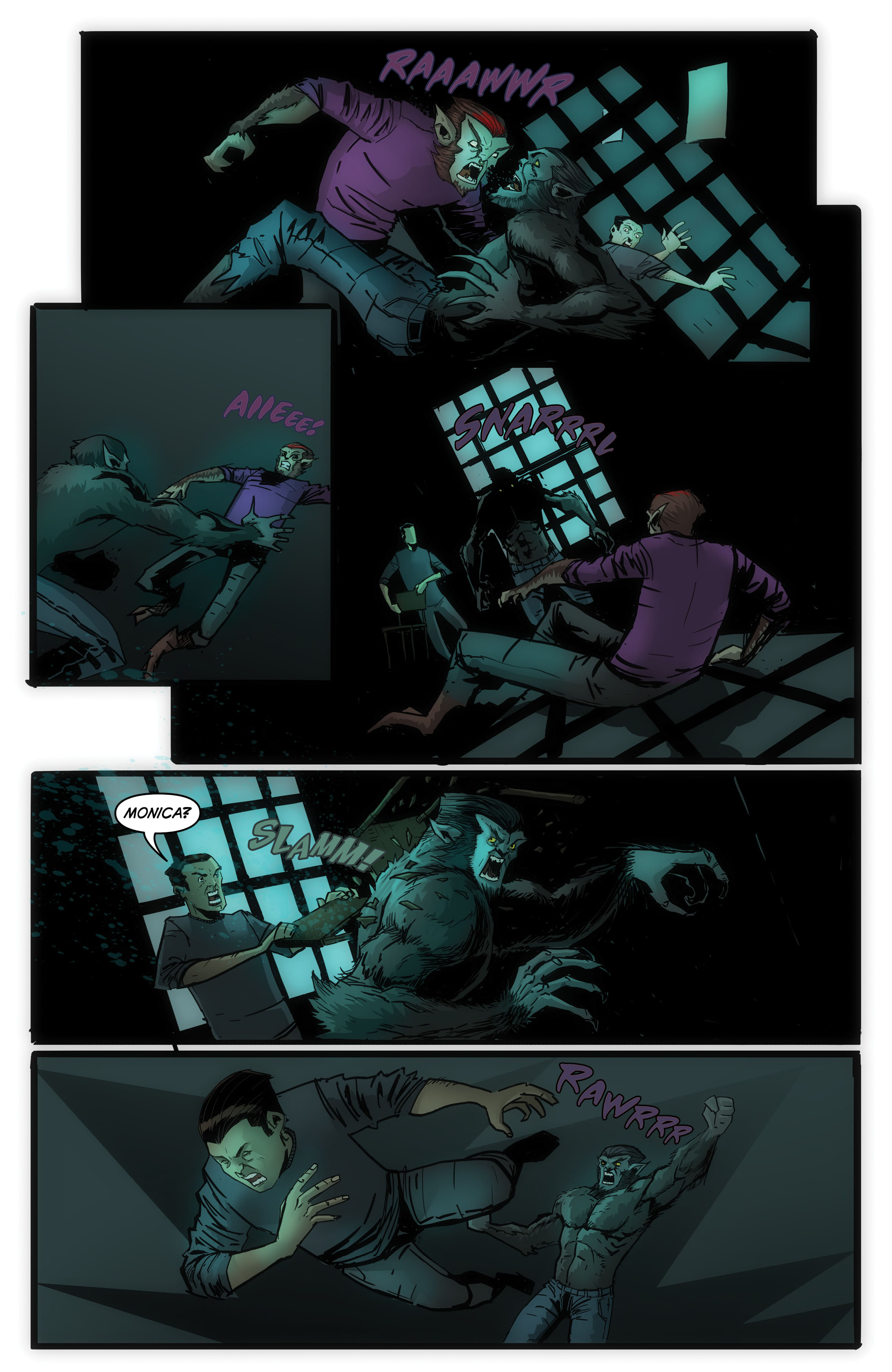 Read online John Carpenter Presents Storm Kids: Monica Bleue: A Werewolf Story comic -  Issue #5 - 5