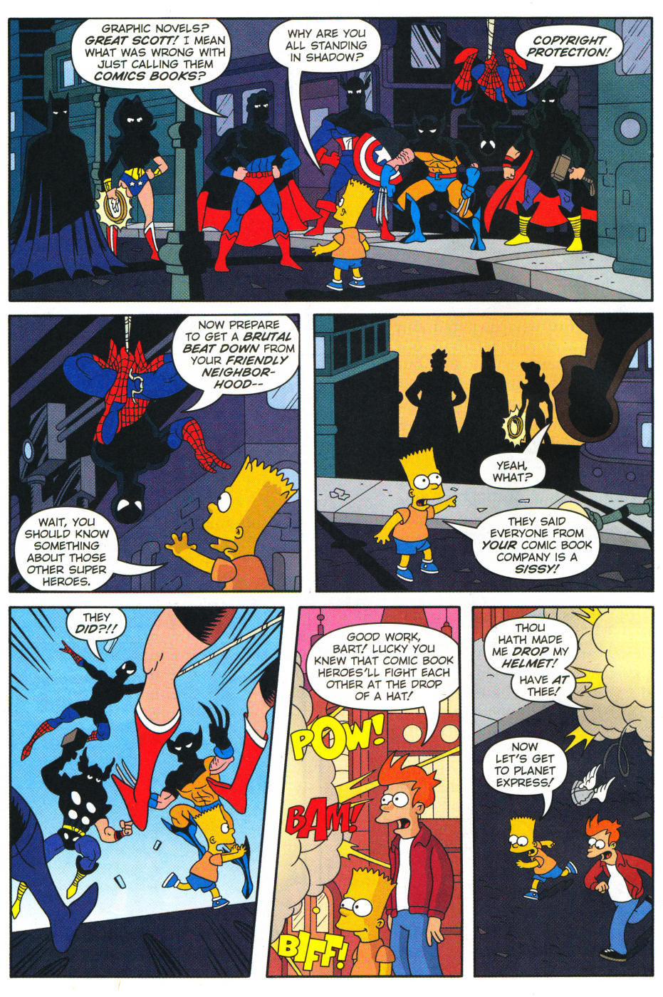 Read online The Simpsons/Futurama Crossover Crisis II comic -  Issue #2 - 15