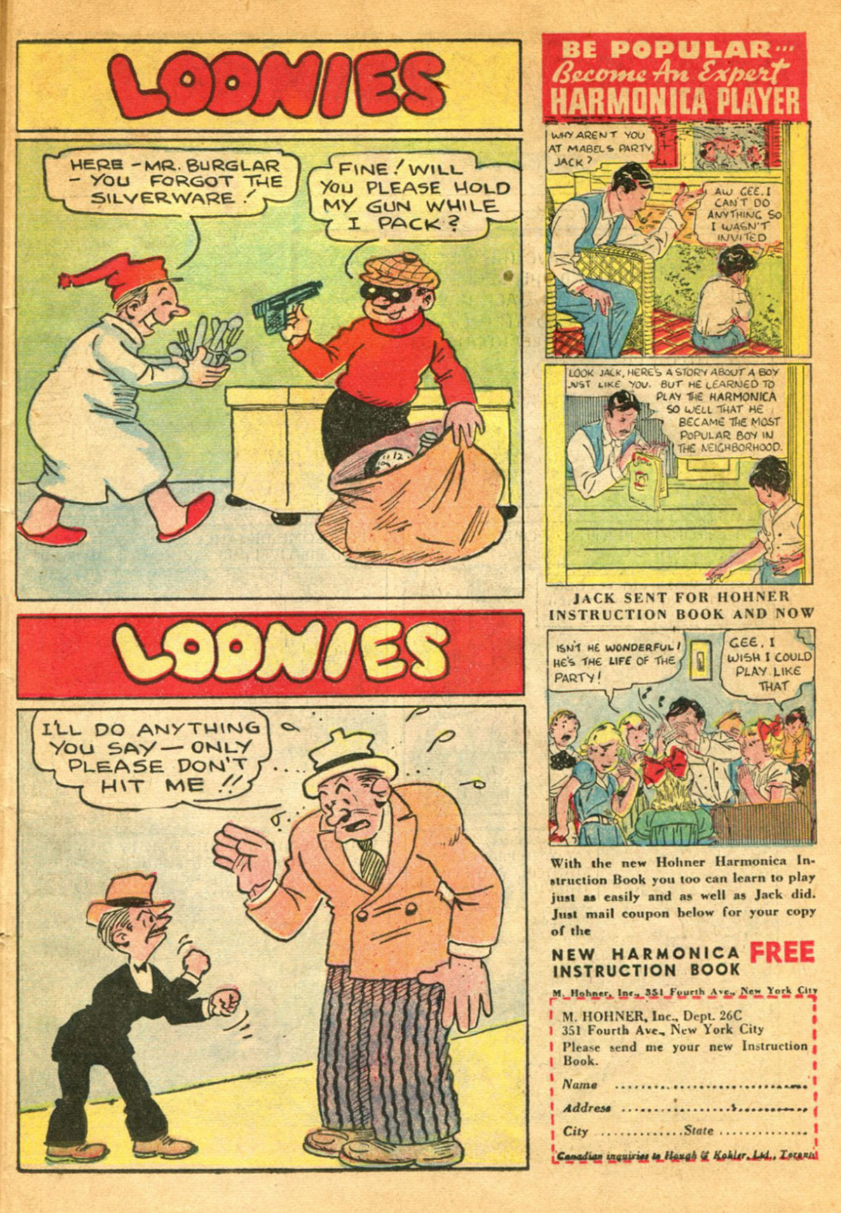 Read online More Fun Comics comic -  Issue #19 - 59