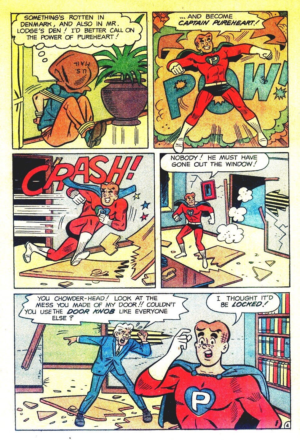 Read online Archie as Captain Pureheart comic -  Issue #6 - 6