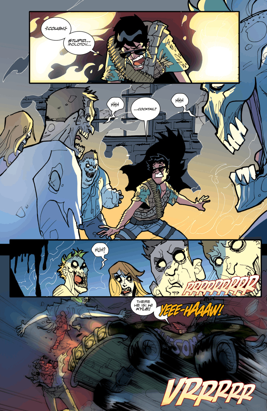Read online Fanboys vs. Zombies comic -  Issue #6 - 14