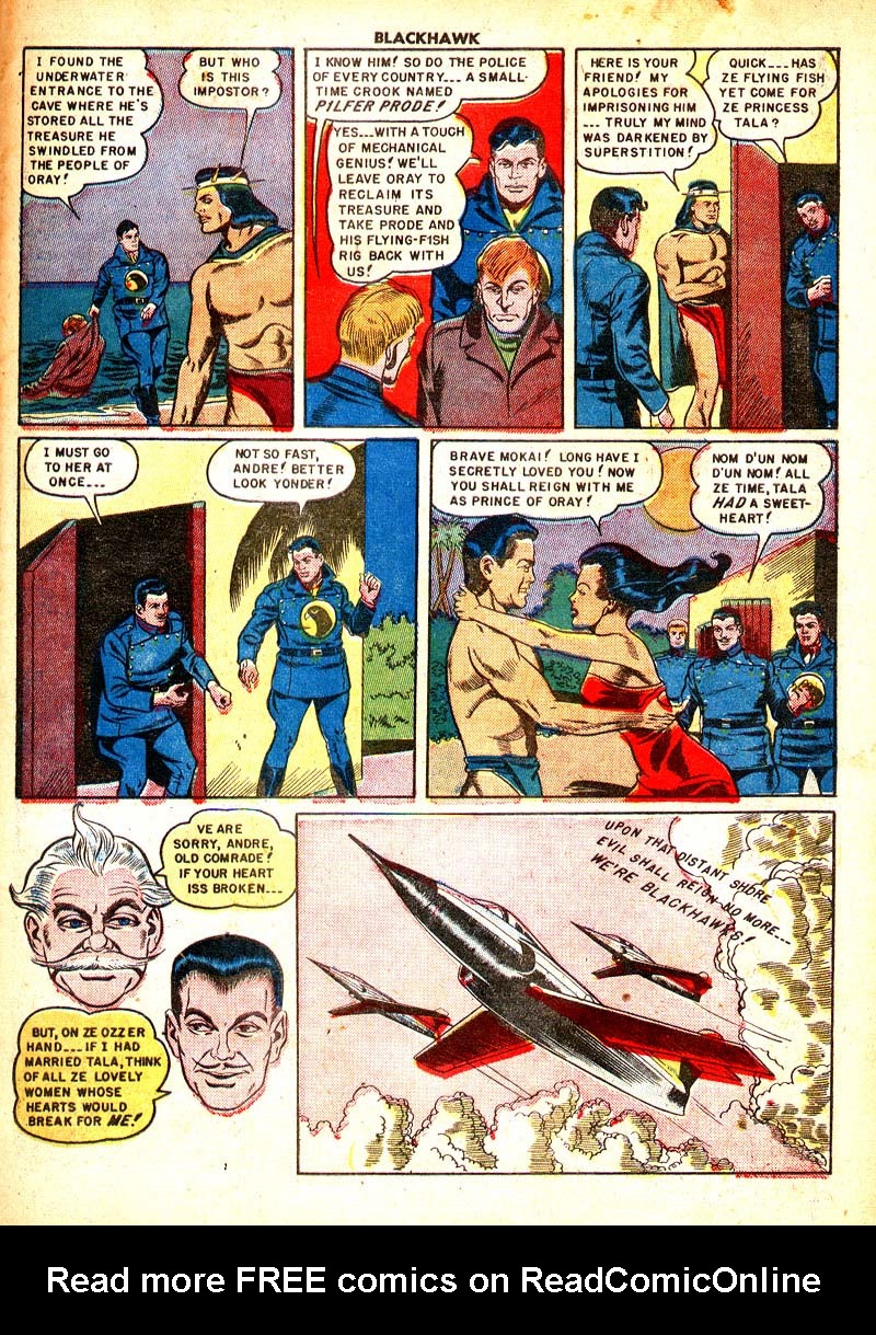Read online Blackhawk (1957) comic -  Issue #32 - 23