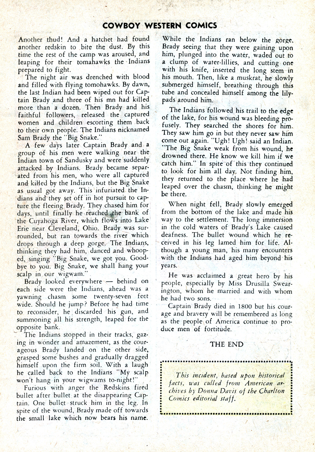 Read online Cowboy Western Comics (1948) comic -  Issue #25 - 19