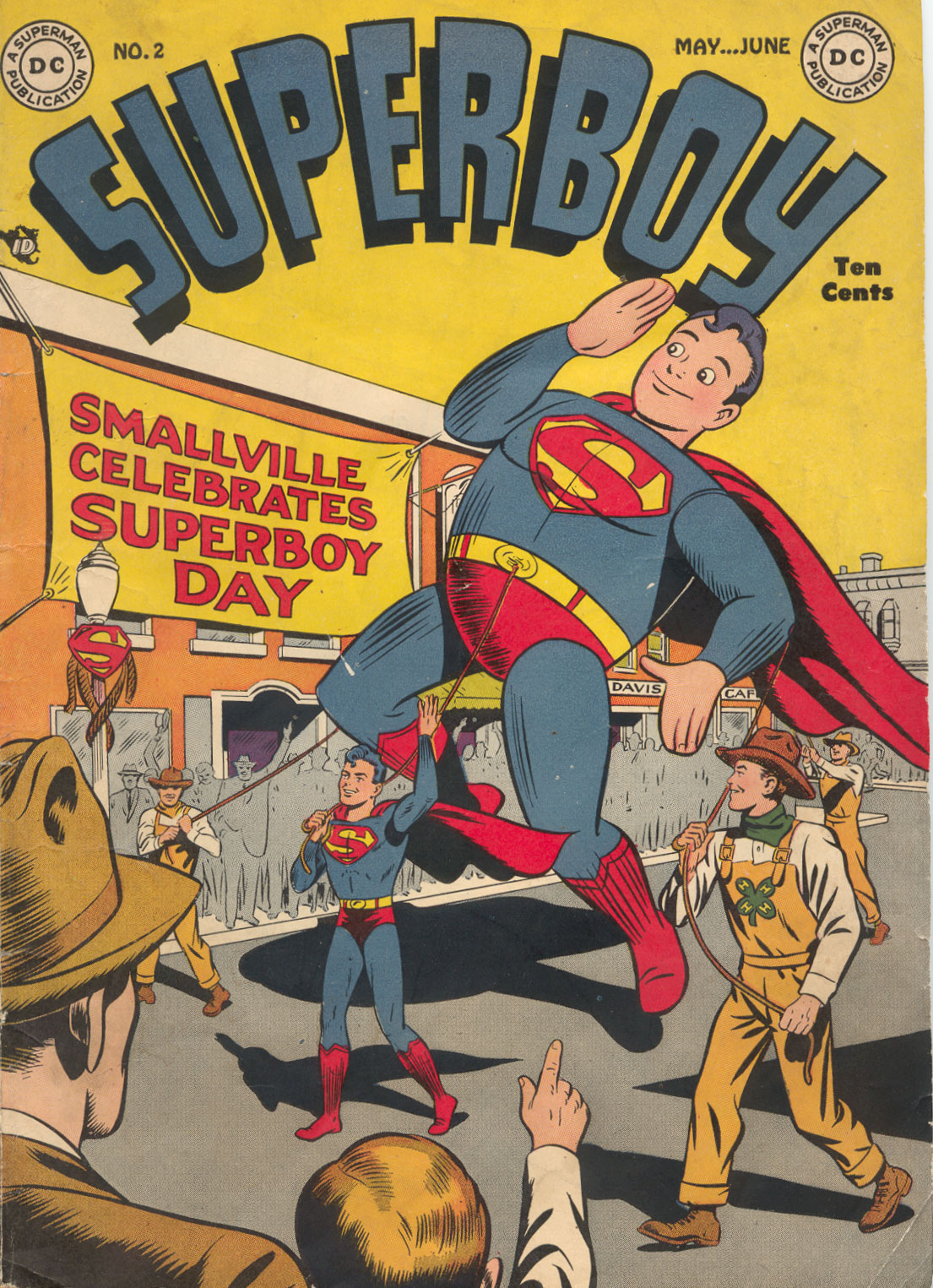 Read online Superboy (1949) comic -  Issue #2 - 1