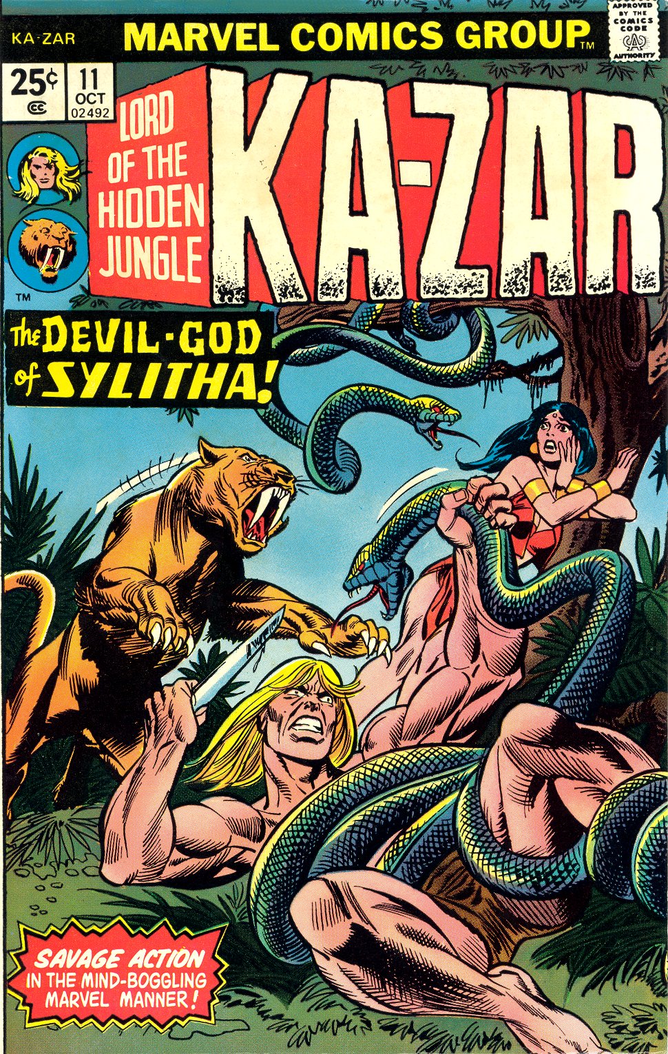 Read online Ka-Zar comic -  Issue #11 - 1