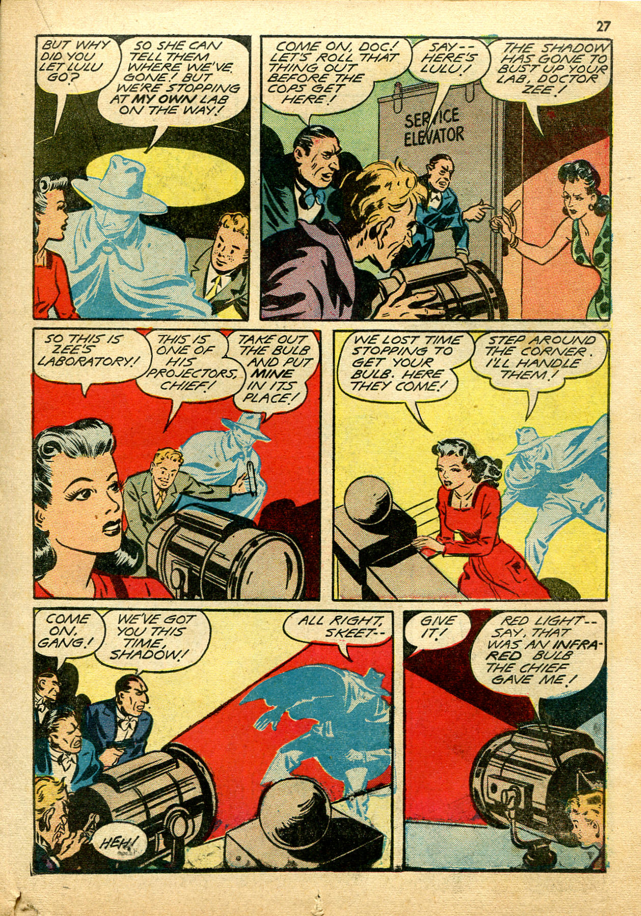 Read online Shadow Comics comic -  Issue #27 - 28
