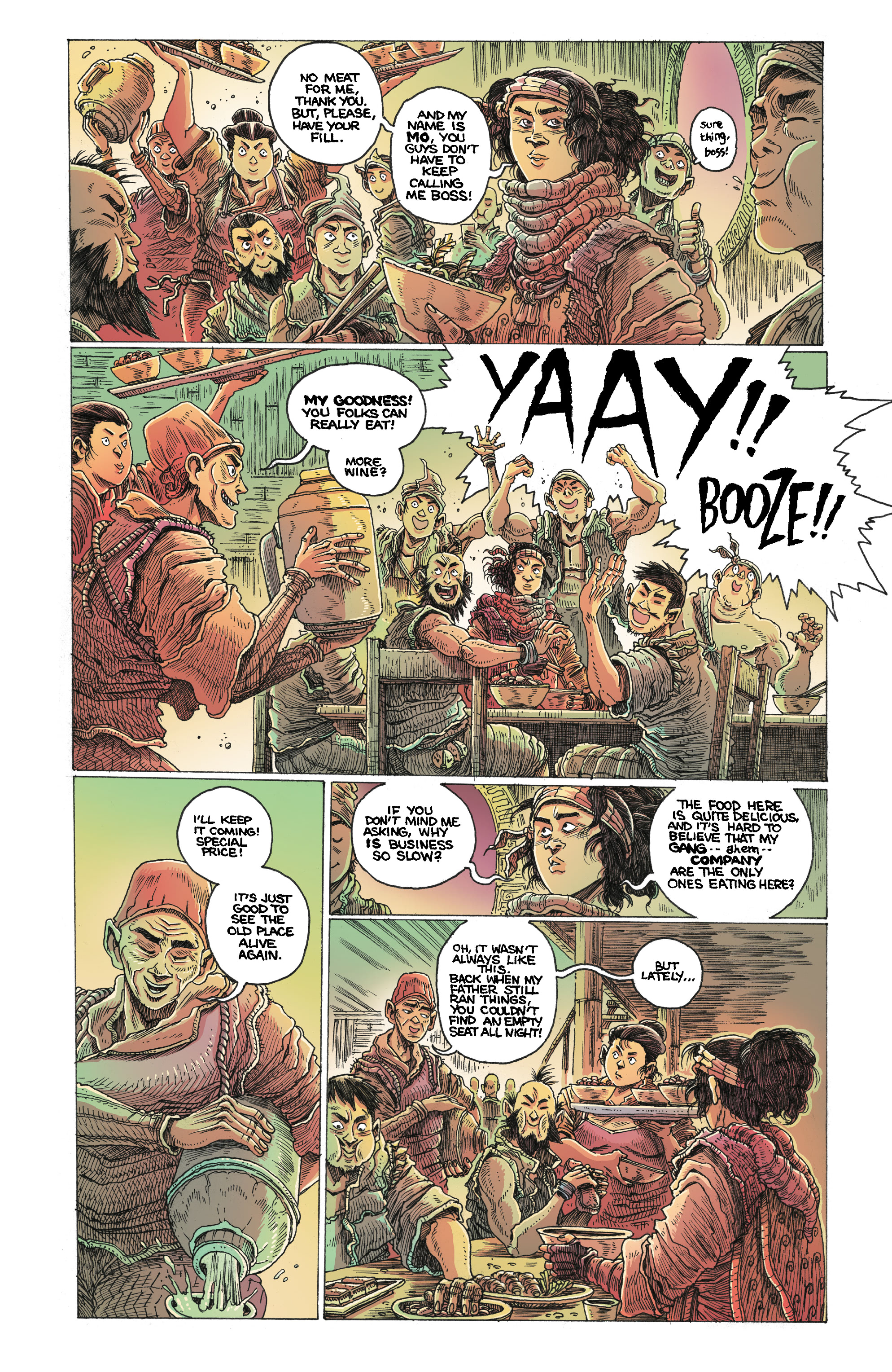 Read online Orphan and the Five Beasts comic -  Issue #3 - 8