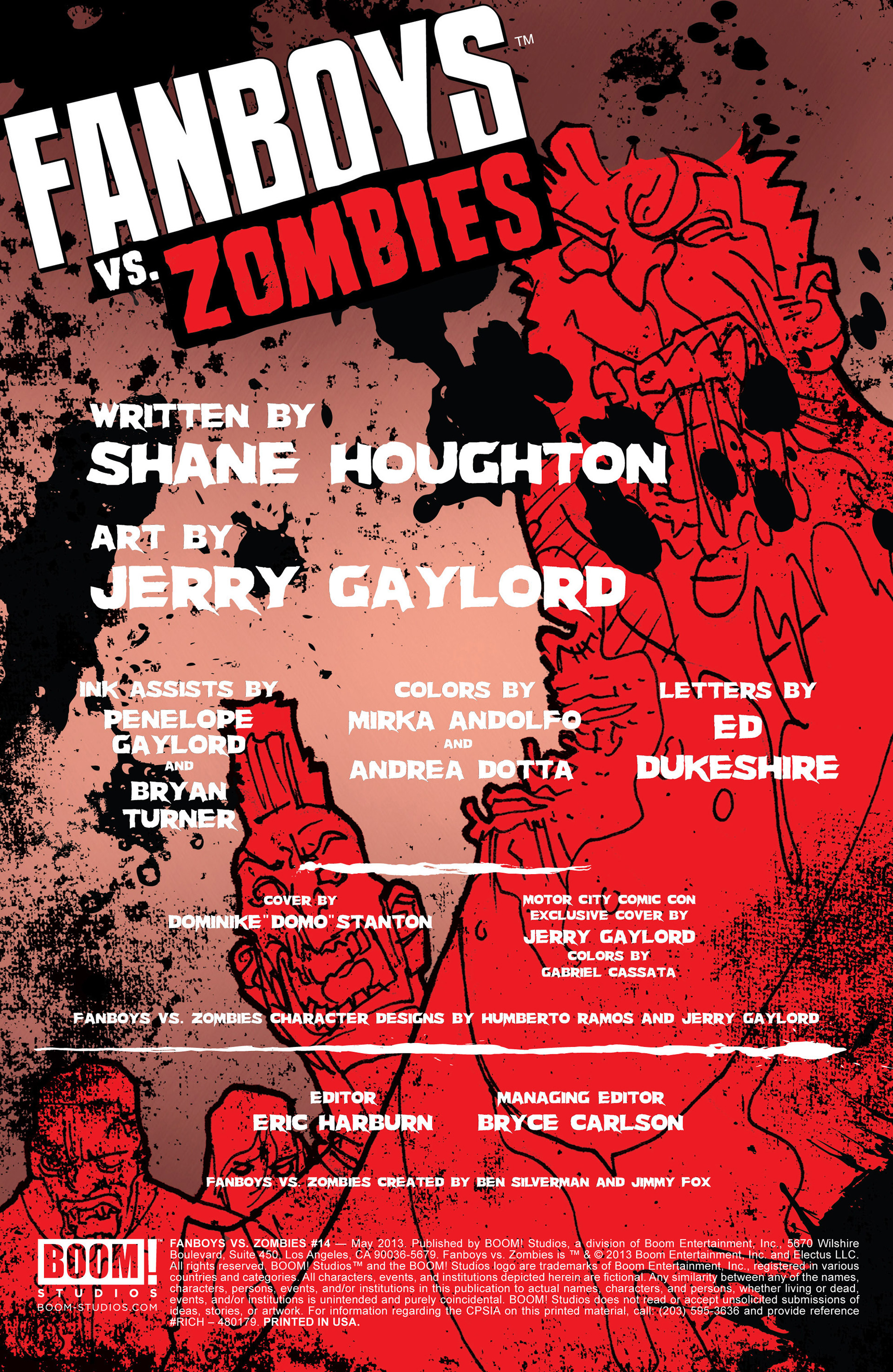 Read online Fanboys vs. Zombies comic -  Issue #14 - 3