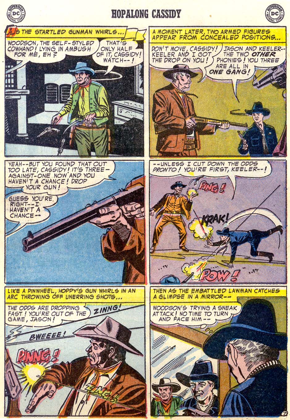 Read online Hopalong Cassidy comic -  Issue #91 - 20