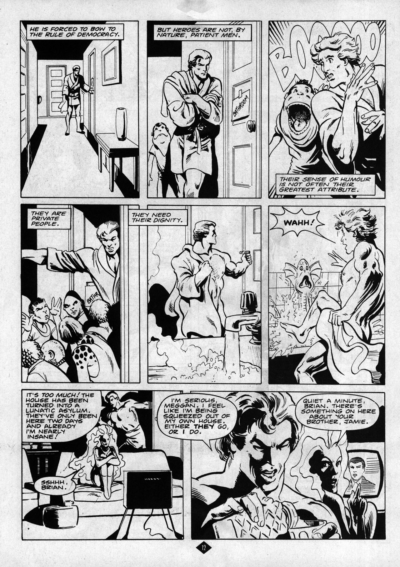 Read online Captain Britain (1985) comic -  Issue #9 - 12