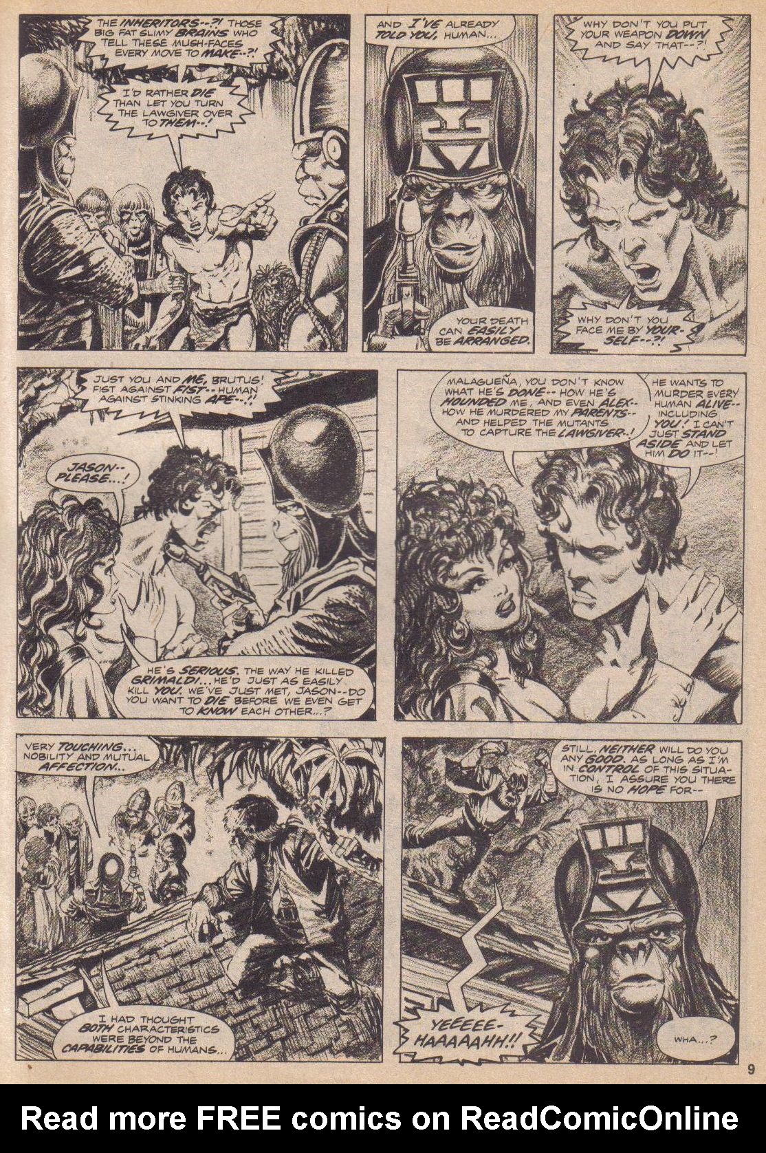 Read online Planet of the Apes comic -  Issue #8 - 9