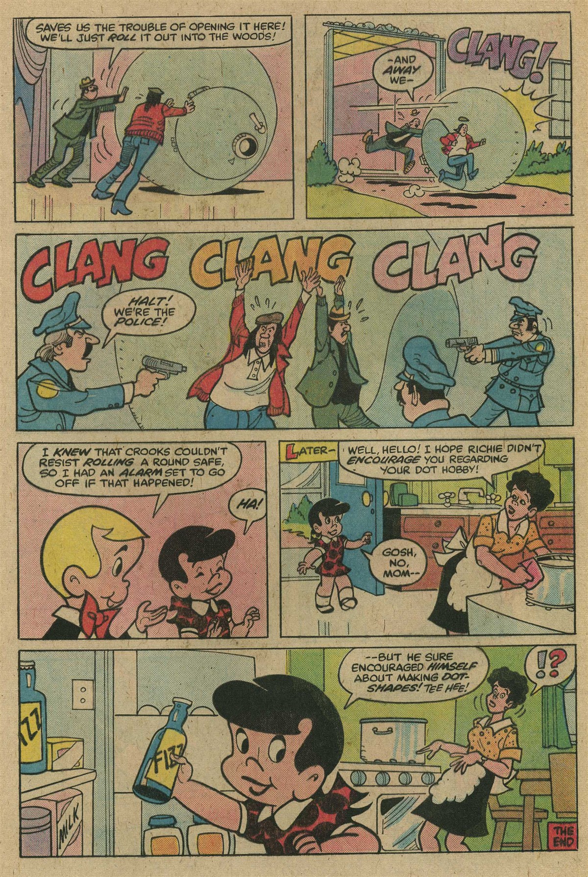 Read online Richie Rich & His Girl Friends comic -  Issue #8 - 9