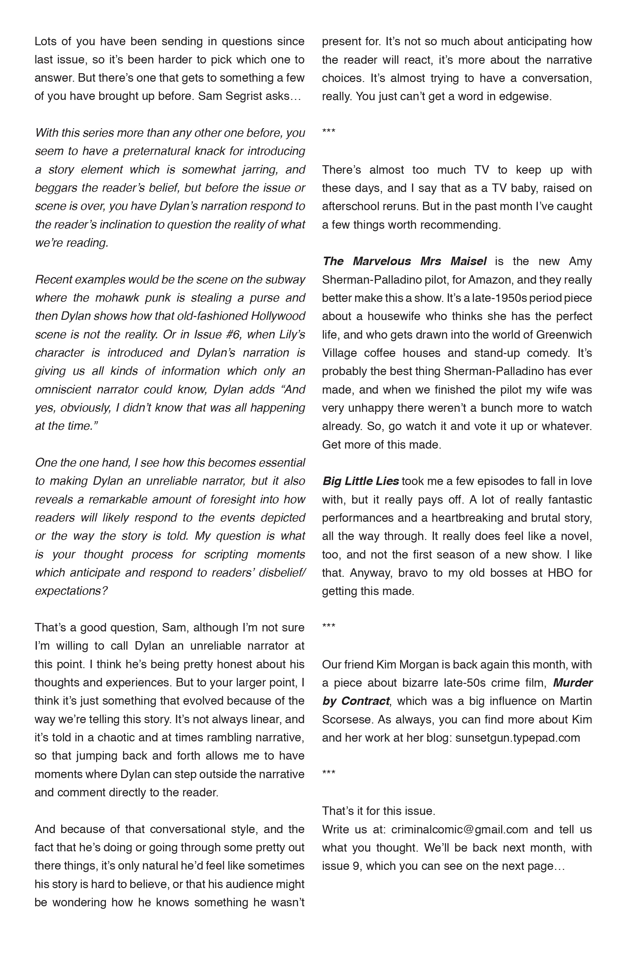 Read online Kill or Be Killed comic -  Issue #8 - 28