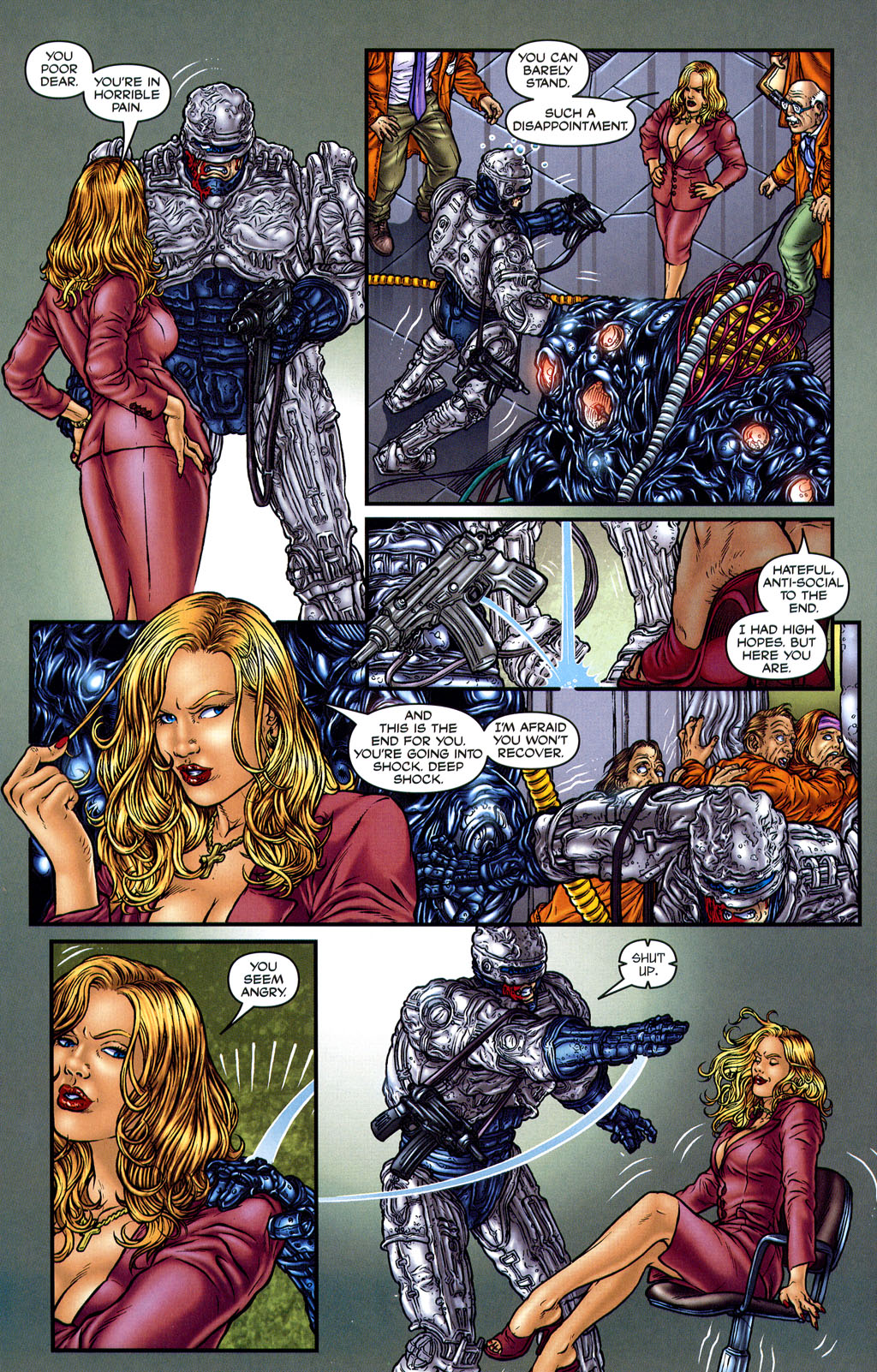 Read online Frank Miller's Robocop comic -  Issue #7 - 8
