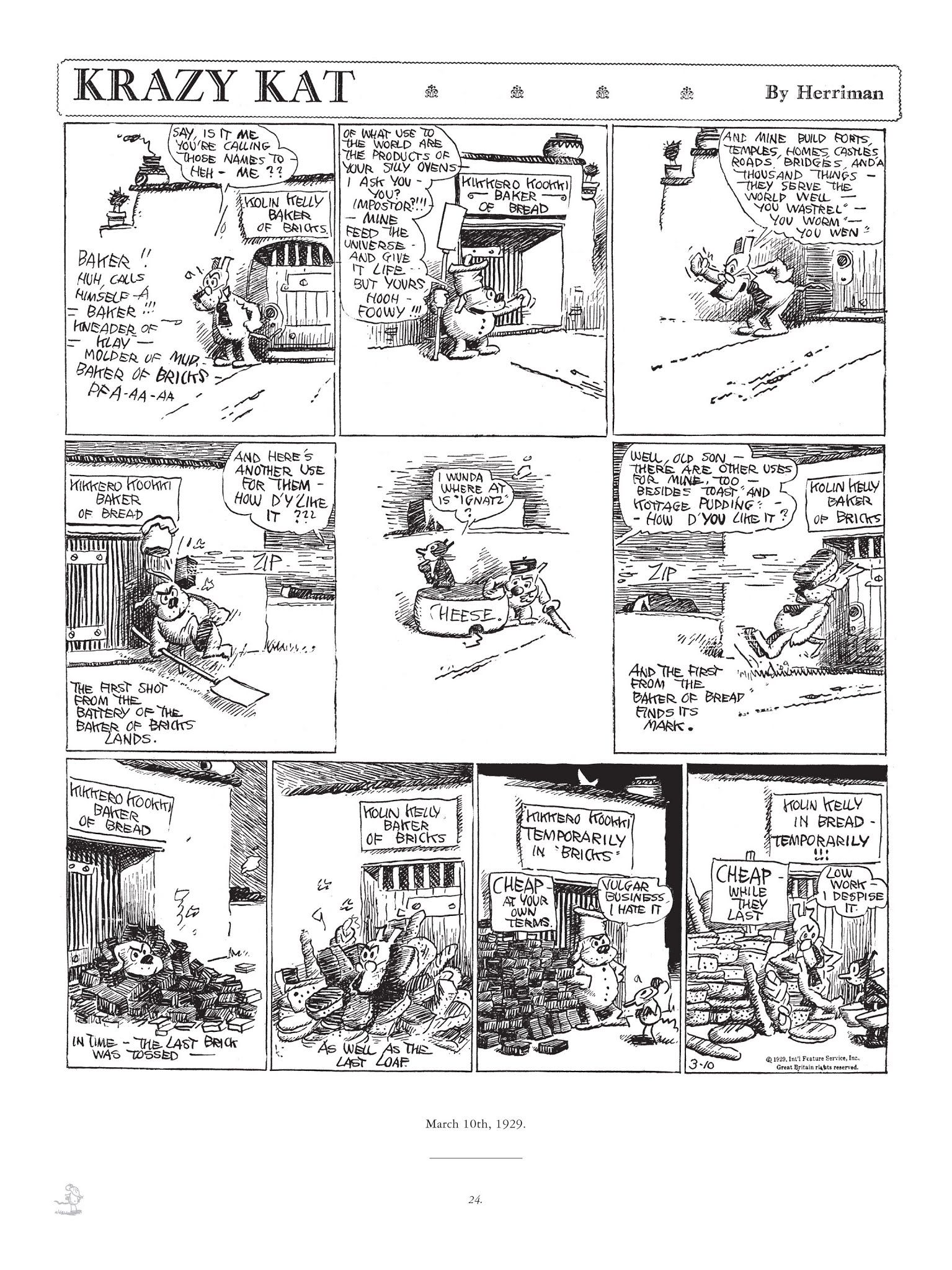 Read online Krazy & Ignatz comic -  Issue # TPB 6 - 22