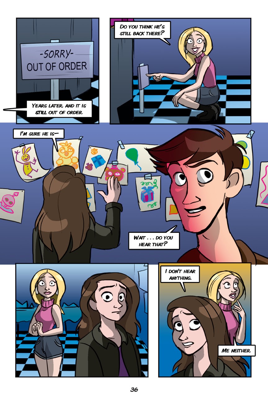 Read online Five Nights At Freddy's comic -  Issue # The Silver Eyes (Part 1) - 38