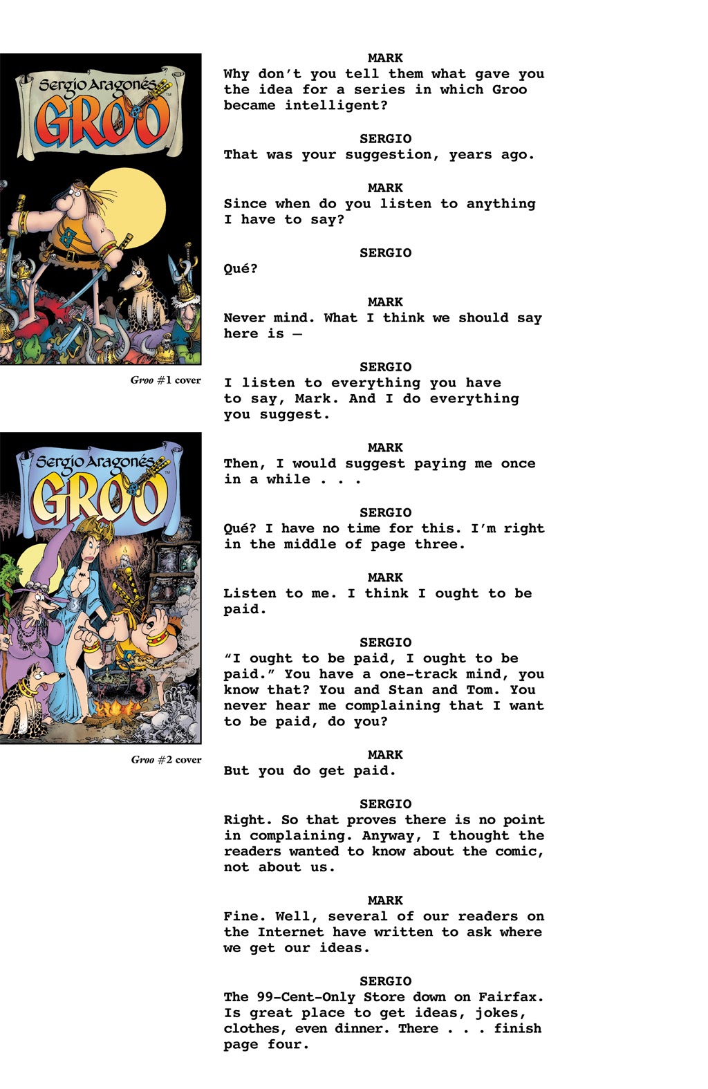 Read online Sergio Aragonés' Groo: The Most Intelligent Man In The World comic -  Issue # TPB - 101