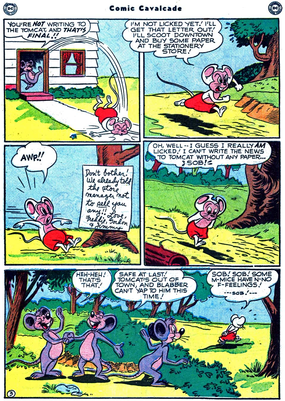 Read online Comic Cavalcade comic -  Issue #44 - 56